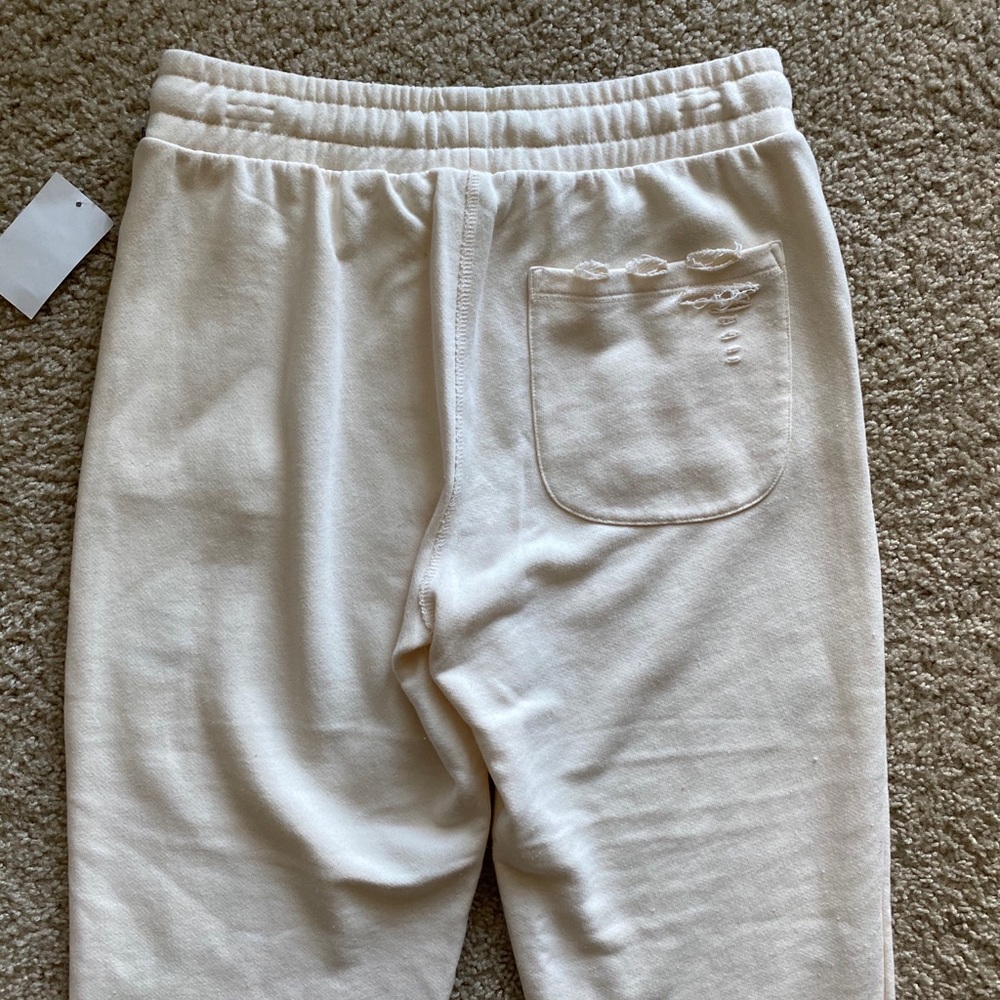 ALO Yoga Distressed Lounge Pants Sweatpants Sz M - Picture 5 of 10